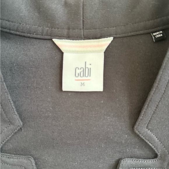 CABI CENTER JACKET BLACK KNIT BLAZER STYLED WORKWEAR SIZE MEDIUM - Picture 17 of 17
